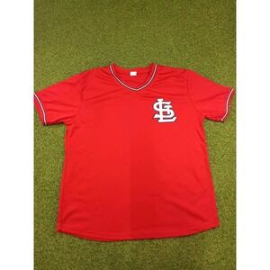 Vintage St. Louis Cardinals Major League Baseball Jersey Mens XL Red V Neck‎